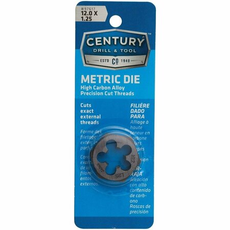 CENTURY DRILL TOOL Century Drill & Tool 12.0x1.25 NPT 1 In. Across Flats Hexagon Pipe Die 97617